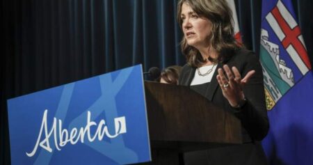 Alberta premier says she won’t retaliate Trump’s latest threats with alcohol ban
