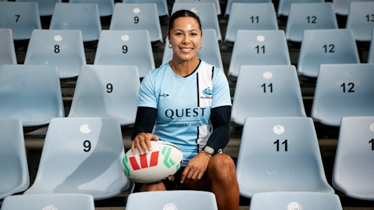 Cronulla Sharks captain Tiana Penitani Gray.
