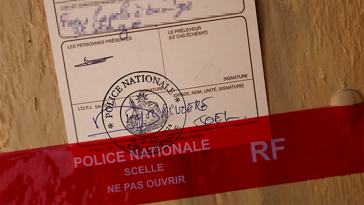 France police tape