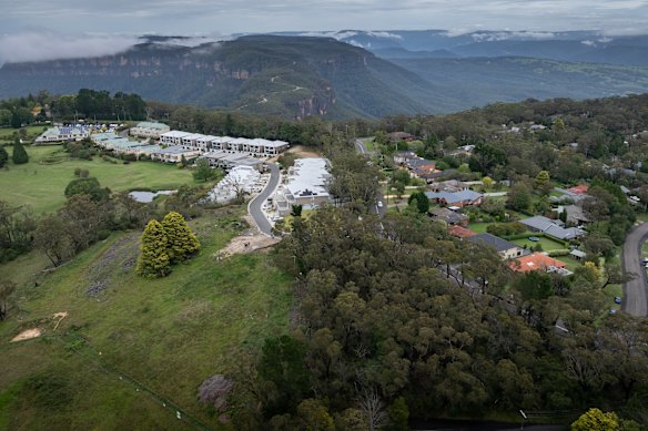 The site of the proposed development in Katoomba.