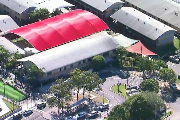 The stabbing occurred at the Islamic College of Brisbane.