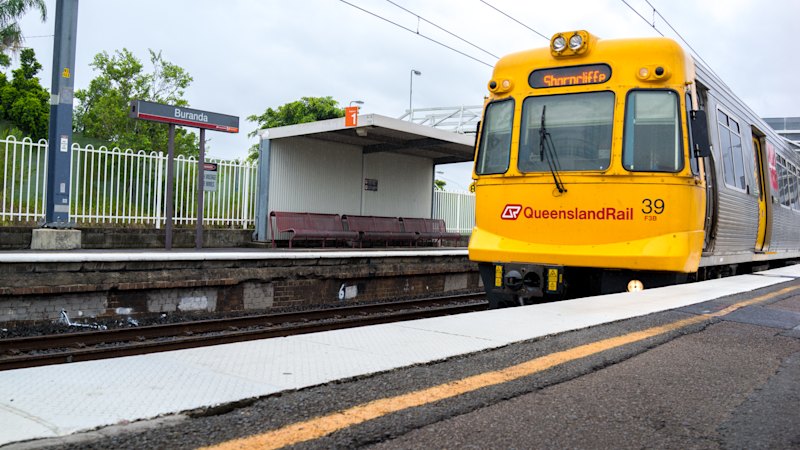 Brisbane train delays after car strikes bridge