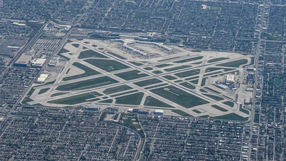 Aerial view of Chicago Midway International Airport