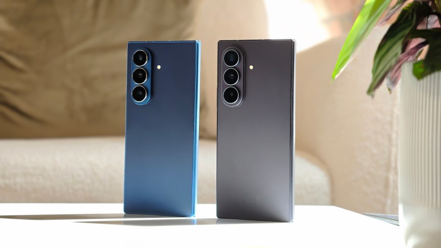 The back of the Galaxy Z Fold 8 Ultra and Z Fold 7.