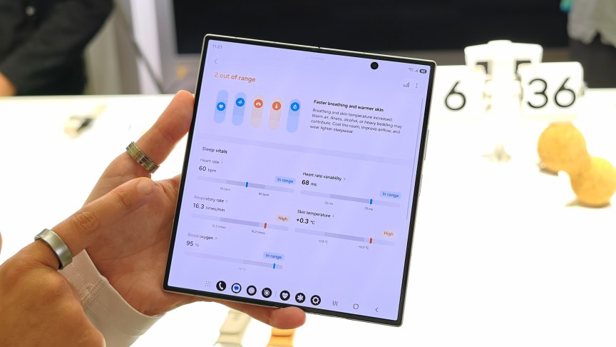 Galaxy Z Fold 8 Ultra while open