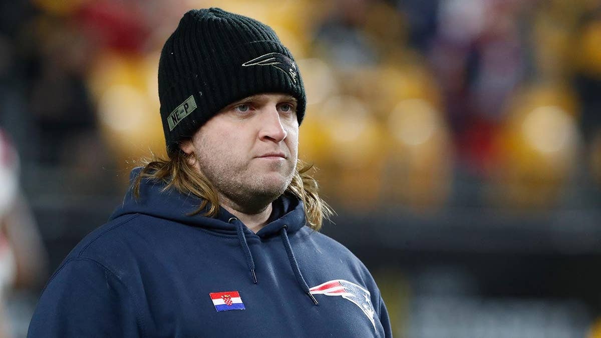 Steve Belichick looks on before a game at Acrisure Stadium.