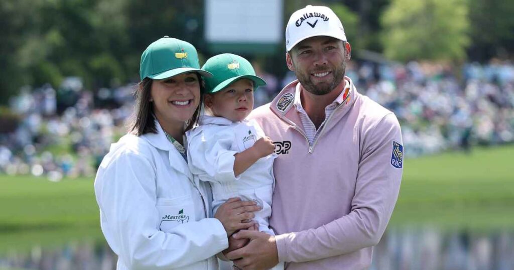 Golfer Sam Burns Reveals How Wife Caroline Convinced Him to Play in The Open After She Gave Birth