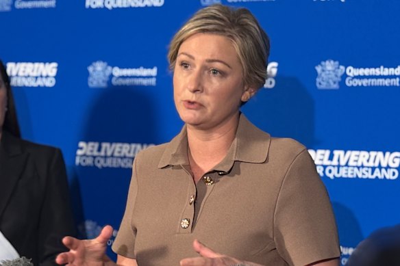Child Safety Minister Amanda Camm said claims children were sleeping on floors were false, and staff had provided “brand new” bedding and clothing.