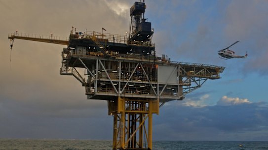 Triangle Energy and Pilot Energy’s Cliff Head oil platform.