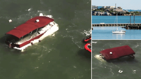 Multiple rescued from pontoon boat near Alcatraz as search continues for missing persons