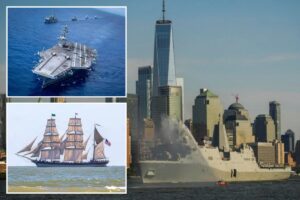 Our ship’s come in: large military, sailing vessels begin arriving in Big Apple for July 4 flotilla