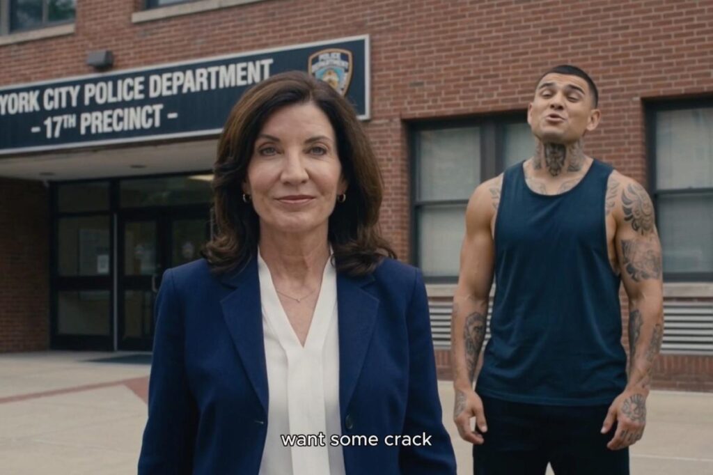 Blistering Bruce Blakeman ad features AI-Hochul being ‘truthful’ about her New York: ‘Want some crack?’