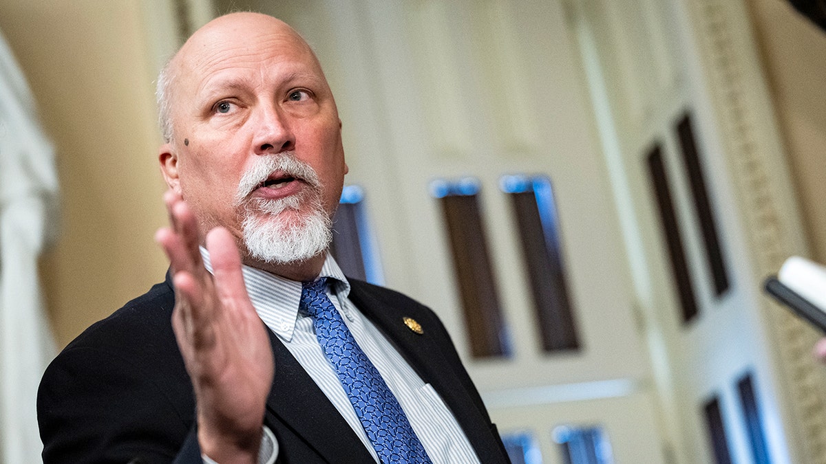 Rep. Chip Roy, R-Texas, speaks to reporters after passage of a Department of Homeland Security funding bill, on April 30, 2026, at the U.S. Capitol in Washington, D.C.