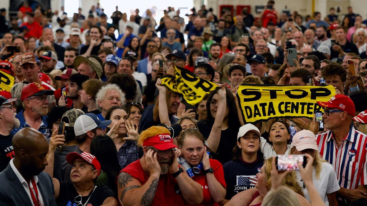 Data center protest