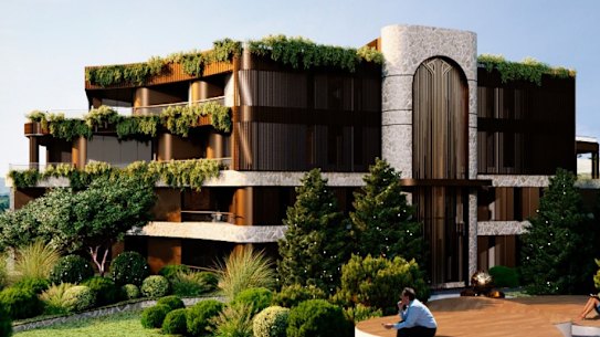 An artist’s impression of the proposed Katoomba development.