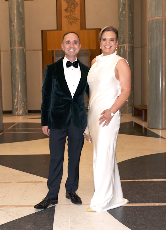 Michael Chaaya and Attorney-General Michelle Rowland.