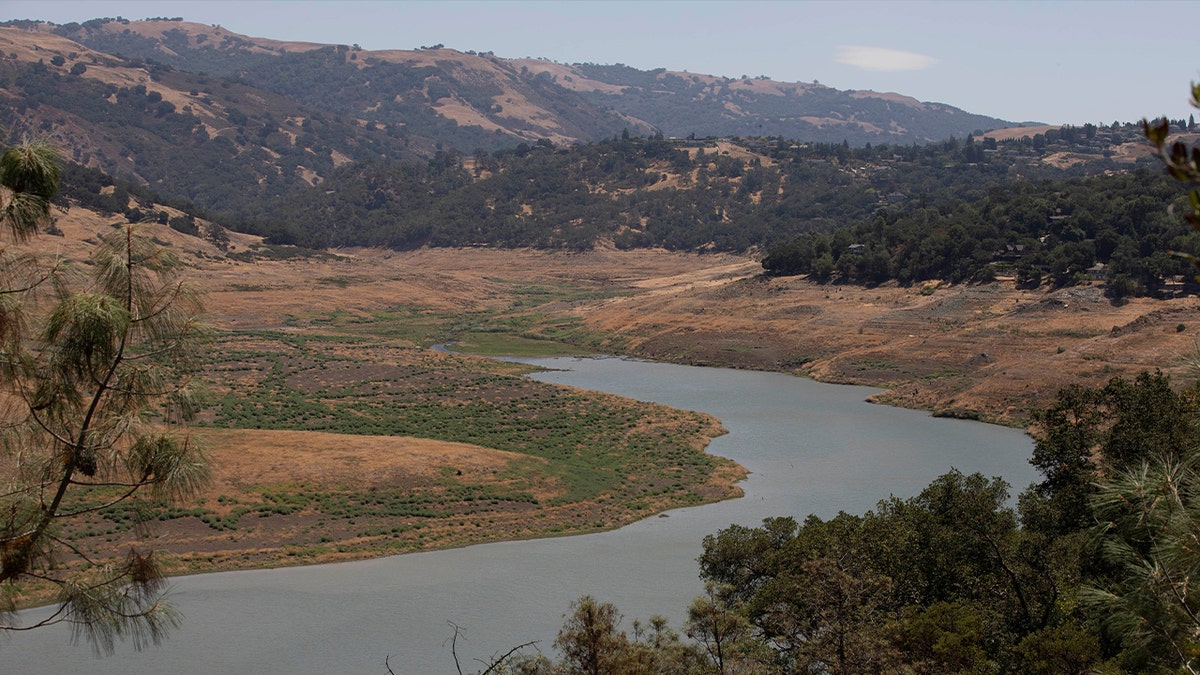 lake in mountainous region