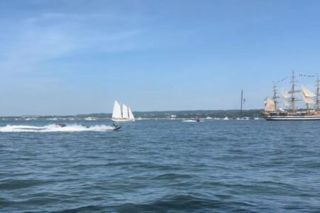 Jet skier and small boat breach Sail4th 250 security zone as Coast Guard scrambles