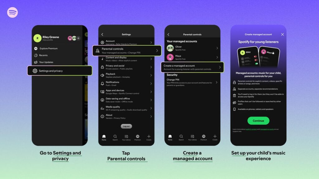 Spotify Launches Free Managed Accounts for Kids in the US