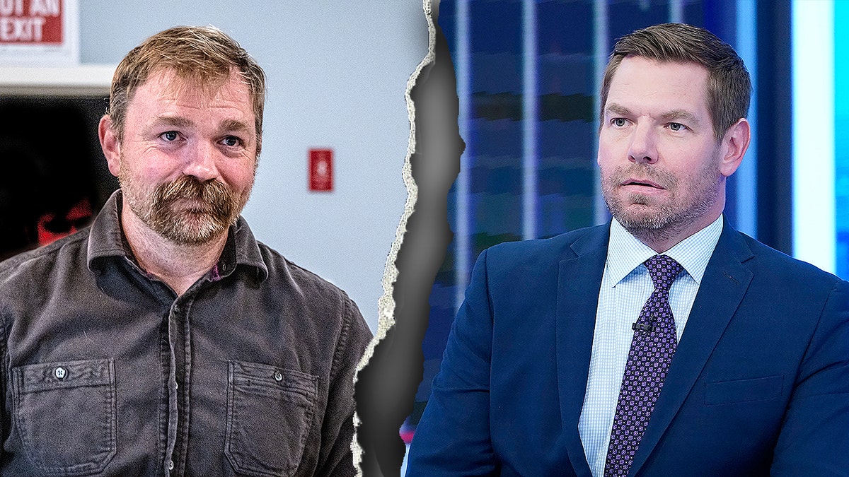 Graham Platner and Eric Swalwell