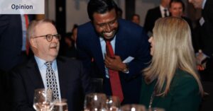 Anthony Albanese and corporate bosses flock to Sofitel Sydney