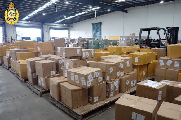 The tobacco was smuggled from Shanghai in shipments purported to contain LED lamps and printers.