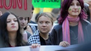Thousands in Sweden protest over climate policy as election looms