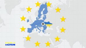 Where does Ukraine's EU bid have the most support?