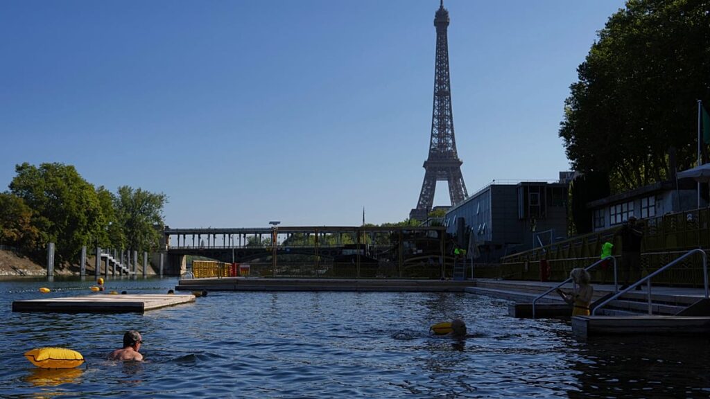 Parisians are now flying above the Seine on electric surfboards