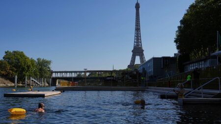 Parisians are now flying above the Seine on electric surfboards