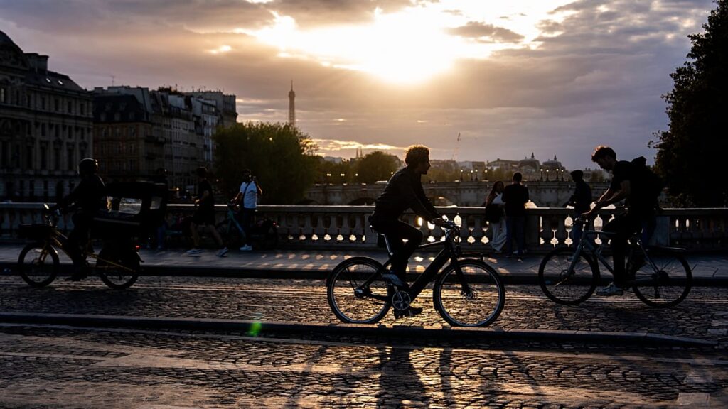 In Paris, tourists increasingly choose cycling to explore the city