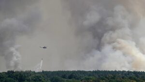Wildfires continue to rage as Europe swelters under extreme heat