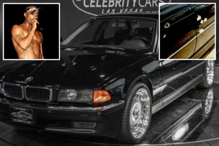 Bullet-riddled BMW Tupac was killed in still on market for $1.75M
