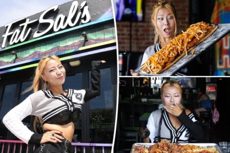 LA’s top competitive eater tries Fat Sal’s $100, gigantic 30-inch sub