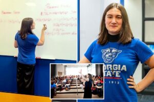 Georgia State University math whiz, 19, graduates with degree in 14 months