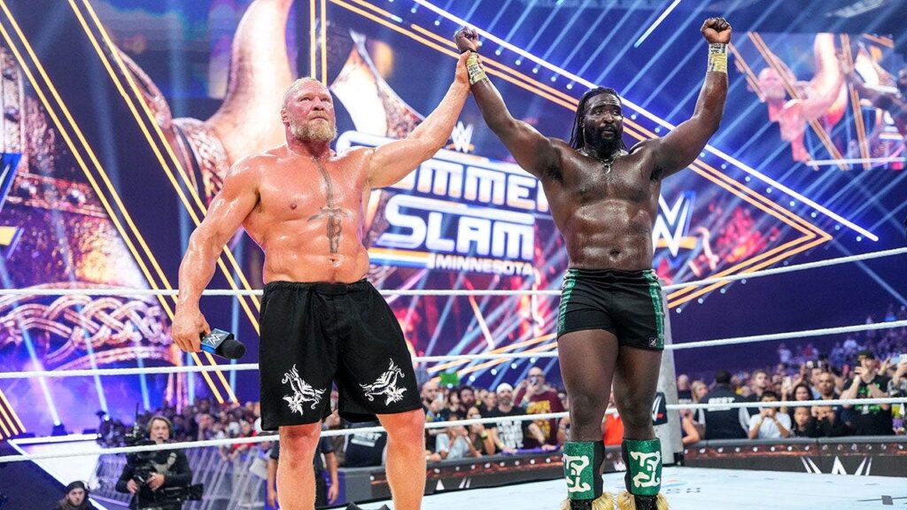 Oba Femi shows the future of WWE is here as he takes down Brock Lesnar in Hell in a Cell match at SummerSlam