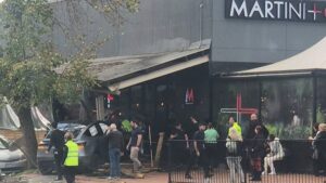 Woman killed after car crash at Martini and Co outside Wantirna South shopping centre