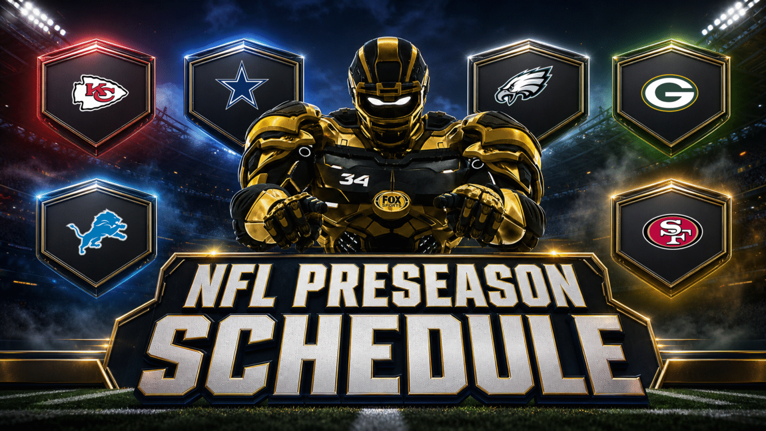 2026 NFL Preseason Schedule: Complete Dates, TV Channels, How to Watch, Streaming