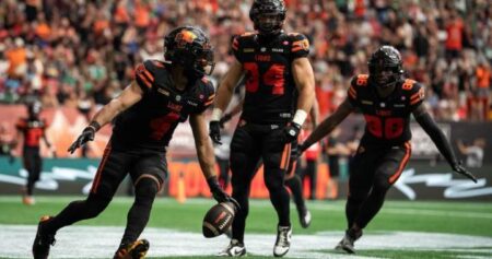 Surging Lions roll past Roughriders 30-16