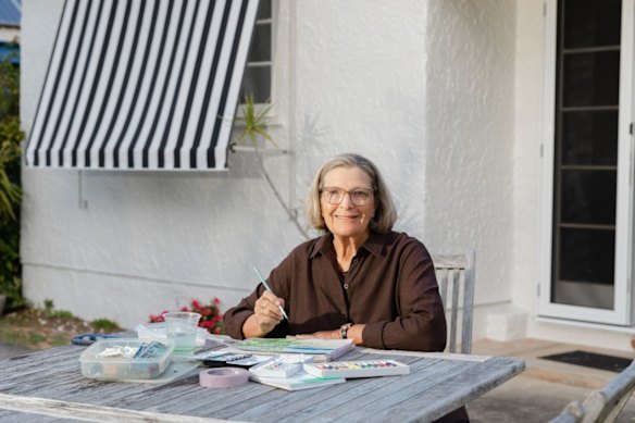 Trish Lake is a film producer and artist who will open up her cottage to the public for the Straddie Arts Trail.