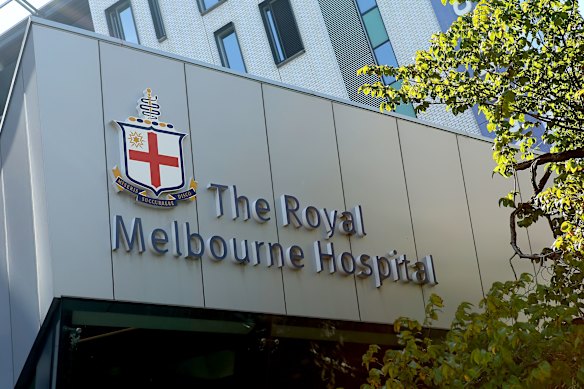 Staff at the Royal Melbourne Hospital will take part in industrial action, but doctors say frontline care will not be affected. 