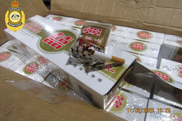 Australian and Chinese authorities have confiscated almost $100 million worth of illicit tobacco.