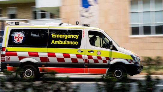 A teenager was stabbed at a school in Orange today.