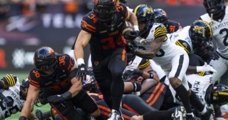 Horvath hitting highs for streaking B.C. Lions
