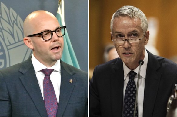 Queensland police union president Shane Prior and Crime and Corruption Commission chair Bruce Barbour have had at it in the paper.