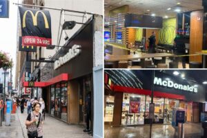 Vagrant accused of randomly stabbing NYC tourist at ‘murder McDonald’s’ charged with attempted murder
