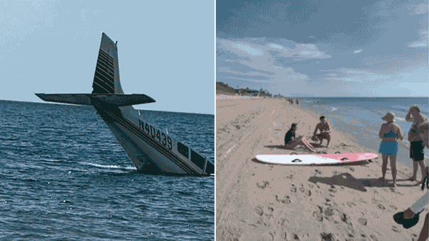 Pilot's self-effacing bravery on display in steering crippled plane clear of tragedy in dramatic water landing