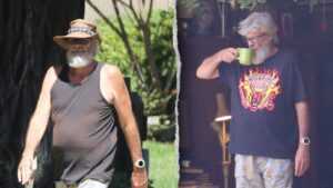 Lynette Hooker’s husband Brian rummages through trash on California streets months after wife’s disappearance