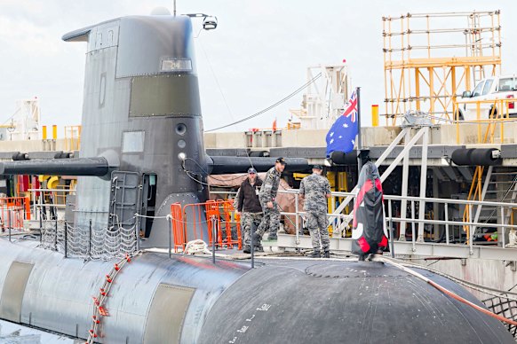 Submarines will pass through HMAS Stirling on Garden Island. 