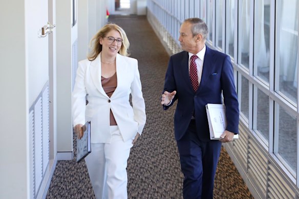 WA Treasurer Rita Saffioti and Premier Roger Cook.